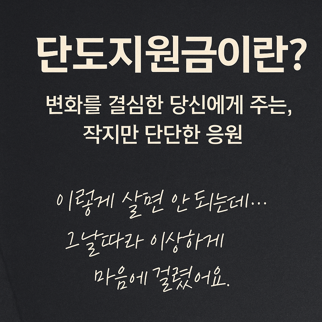 단도지원금 꽁스쿨